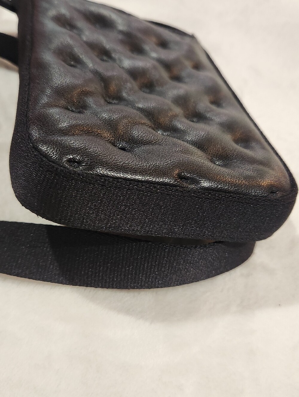 Rag & Bone Black Quilted Leather Phone Crossbody Bag - Picture 8 of 10